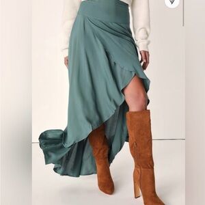 NWT ONeill high low maxi skirt!